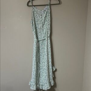 Hayden Green Floral Midi Dress